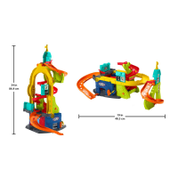 Mattel Fisher-Price Little People Sitz &amp; Steh Hochhausrennbahn