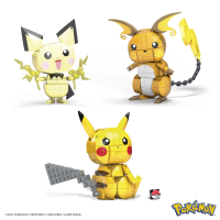 Mattel Mega Construx Pok&eacute;mon Trio (Pichu, Pikachu, Raichu)