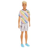 Mattel Barbie Ken Fashionistas Puppe im karierten T-Shirt