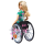 Mattel Barbie Fashionistas Barbie Puppe (blond) mit Rollstuhl