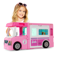 Mattel Barbie 3-in-1 Super Abenteuer-Camper mit Zubeh&ouml;r