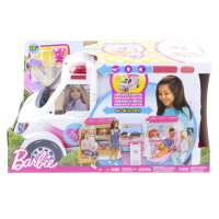 Mattel Barbie 2-in-1 Krankenwagen Spielset (mit Licht &amp; Ger&auml;uschen)