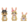 Mattel Royal Enchantimals Brystal Bunny Familie