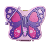 Mattel Polly Pocket Schmetterlings-Garten Schatulle