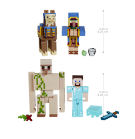 Mattel - Minecraft Core Figure 2er Pack Sortiment