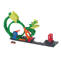 Mattel Hot Wheels City Drachenangriff Spielset