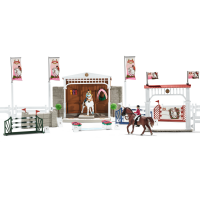 Schleich Horse Club Gro&szlig;es Reitturnier mit Reiterinnen und Pferden