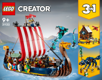 LEGO&reg; Creator - Wikingerschiff mit Midgardschlange