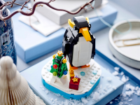 LEGO&reg; Brick Headz - Weihnachtspinguin