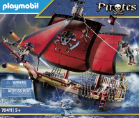 Playmobil Pirates - Totenkopf-Kampfschiff