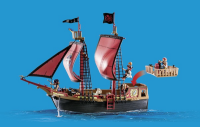Playmobil Pirates - Totenkopf-Kampfschiff