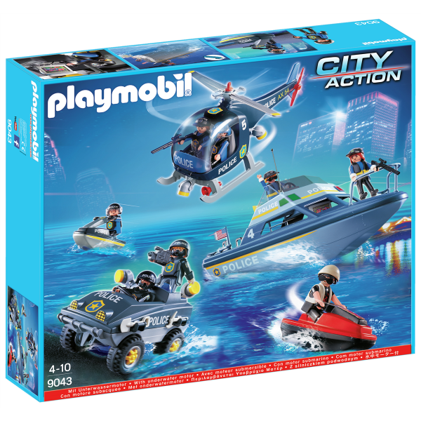 Playmobil City Action - Polizeiset mit Unterwassermotor