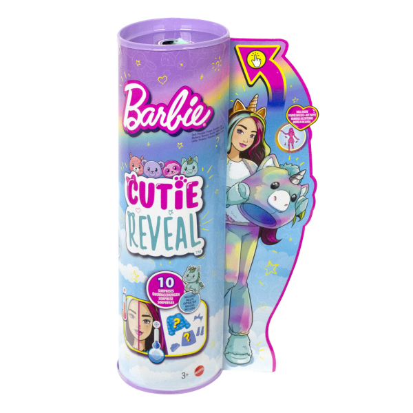 Mattel Barbie Cutie Reveal Traumland Fantasie Serie Puppe - Einhorn