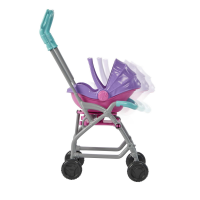 Mattel - Barbie Skipper Babysitters Inc. Puppe mit Kinderwagen, Baby &amp; Zubeh&ouml;r