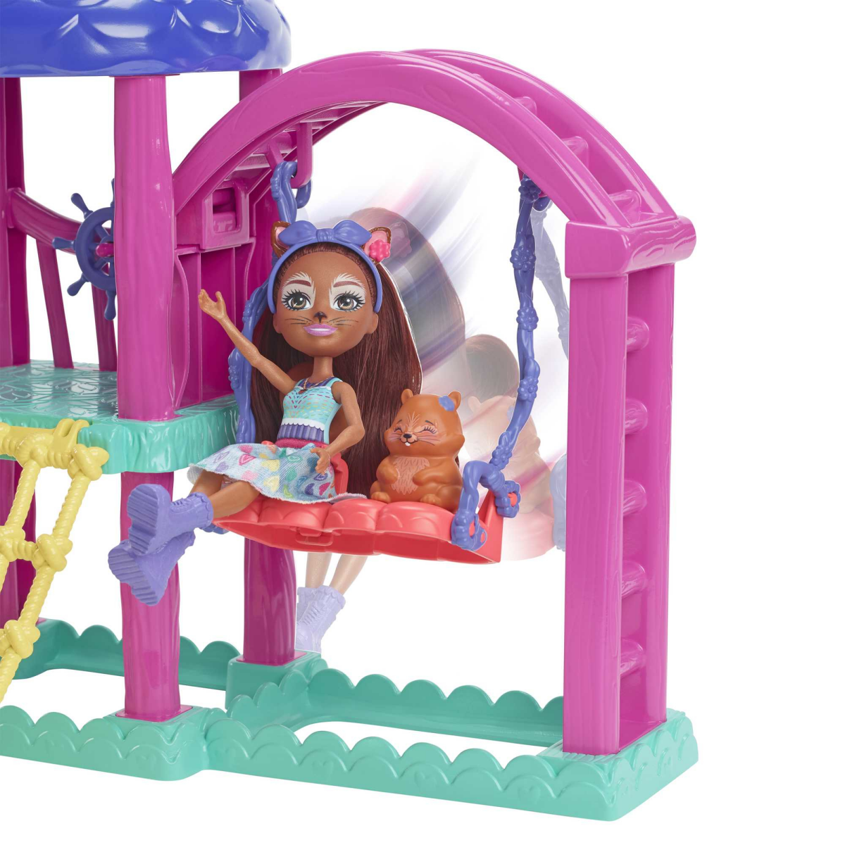 Enchantimals Baumhaus Mattel Enchantimals Pfauenmädchen