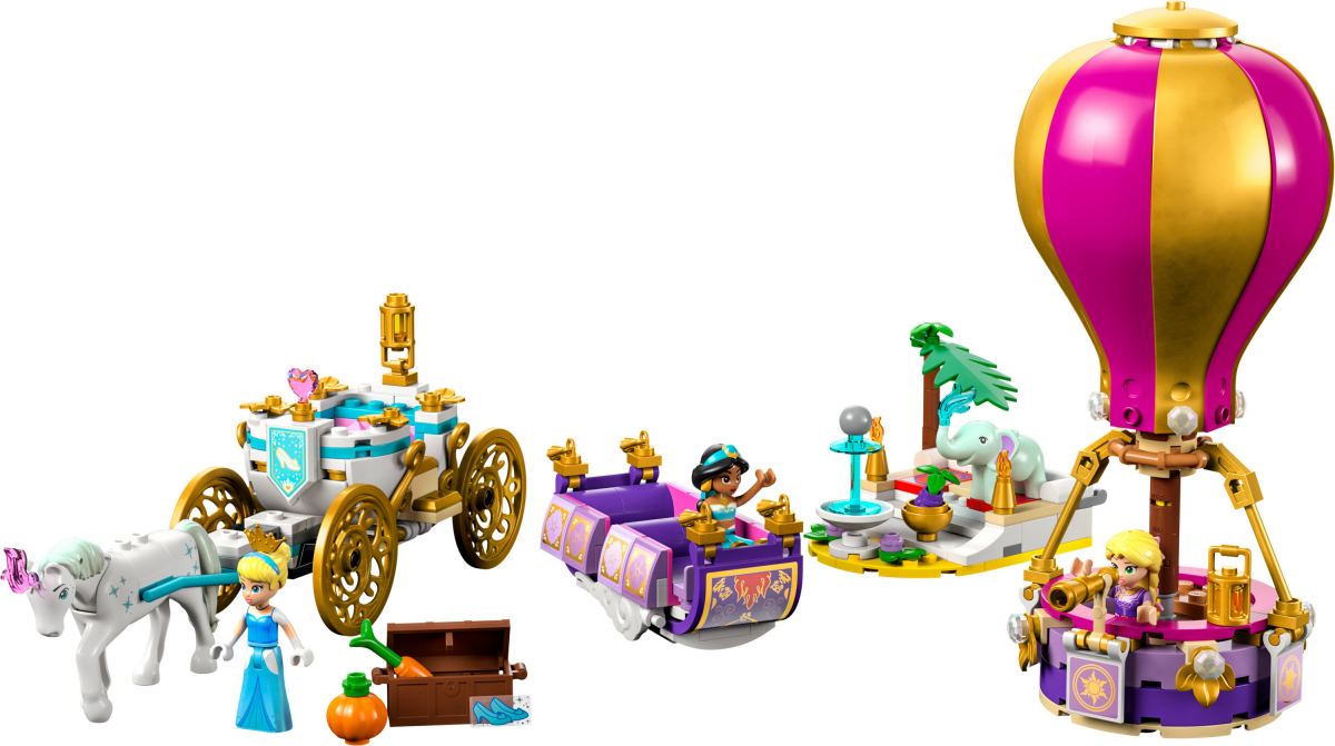 LEGO 43216 Disney Princess Prinzessinnen auf magischer Reise, 64,99