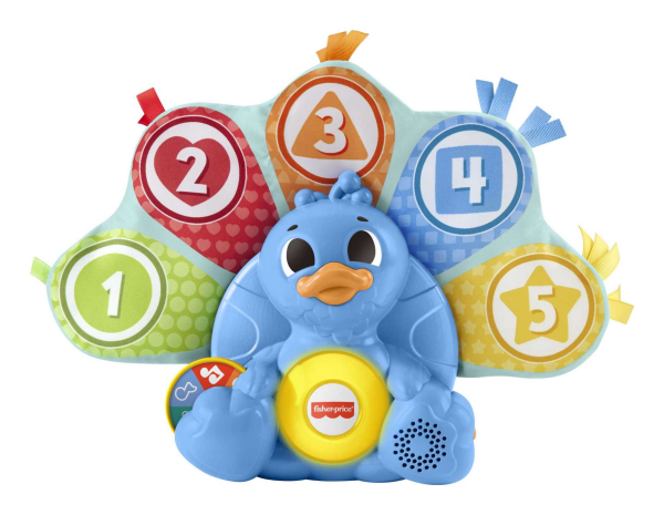 Mattel Fisher-Price BlinkiLinkis Zahlen &amp; Farben Pfau (D)