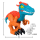 Mattel - Imaginext Jurassic World XL Feuer Dino