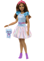 Mattel - My First Barbie Core Doll with Bunny (br&uuml;nette Haare)