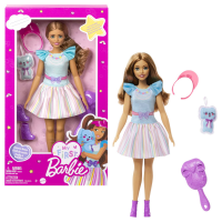 Mattel - My First Barbie Core Doll with Bunny (br&uuml;nette Haare)