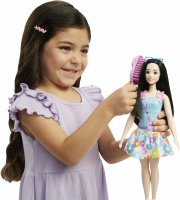 Mattel - My First Barbie Core Doll with Fox (schwarze Haare)