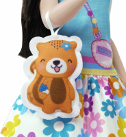 Mattel - My First Barbie Core Doll with Fox (schwarze Haare)