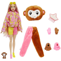 Mattel - Cutie Reveal Barbie Jungle Series - Monkey