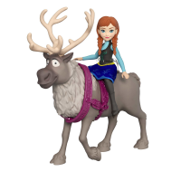 Mattel - Disney Frozen Small Dolls Anna &amp; Sven Spielset