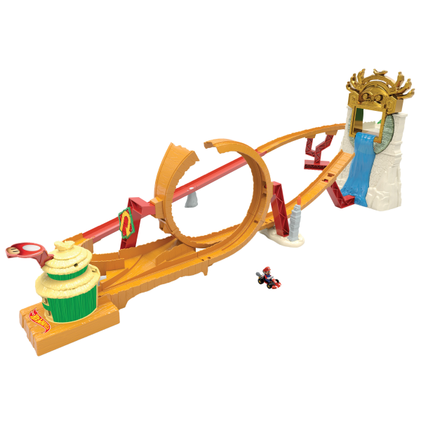 Mattel - Hot Wheels Mario Kart Kong Island Track Set