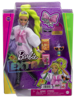 Mattel - Barbie Extra Puppe Neongr&uuml;nes Haar