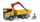 Bruder - Scania Super 560R Baustellen- LKW Kran und 2 Paletten