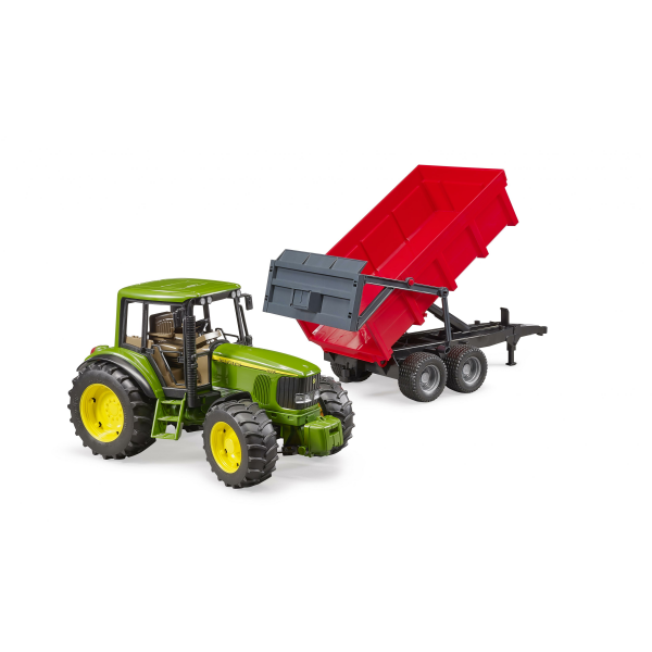 Bruder - John Deere 6920 mit Wannenkippanh&auml;nger (rot)