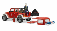 Bruder - Jeep Wrangler Rubicon Unlimited Feuerwehr-Einsatzfahrzeug + Figur