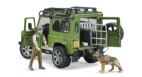Bruder - Land Rover Defender Station Wagon mit F&ouml;rster und Hund