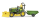 Bruder - bworld John Deere Aufsitzrasen m&auml;her, Anh&auml;nger + G&auml;rtner