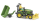 Bruder - bworld John Deere Aufsitzrasen m&auml;her, Anh&auml;nger + G&auml;rtner