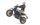 Bruder - bworld Scrambler Ducati Desert Sled mit Fahrer