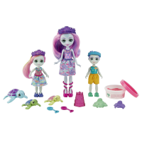 Mattel - Royal Enchantimals Ocean Kingdom - Tinsley Turtle Family