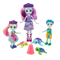 Mattel - Royal Enchantimals Ocean Kingdom - Tinsley Turtle Family