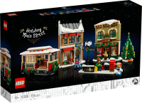 LEGO&reg; Icons - Weihnachtlich geschm&uuml;ckte Hauptstra&szlig;e