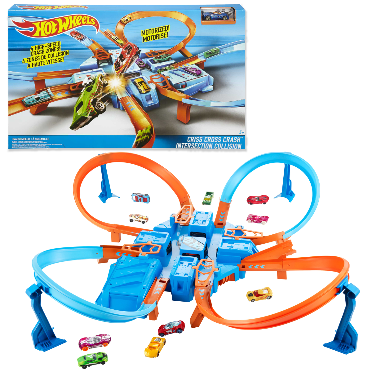Hot Wheels DTN42 Action CRISS CROSS CRASH TRACKSET, 79,99 €