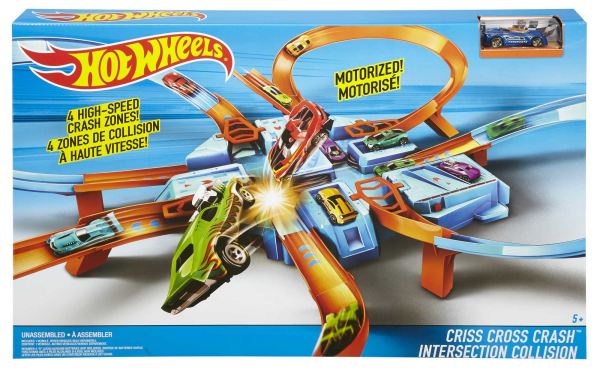 Mattel Hot Wheels Action Criss Cross Crash Trackset