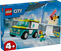 LEGO&reg; City - Rettungswagen und Snowboarder