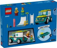 LEGO&reg; City - Rettungswagen und Snowboarder