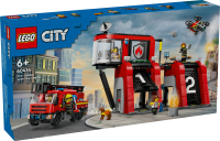 LEGO&reg; City - Feuerwehrstation mit Drehleiterfahrzeug