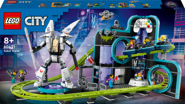 LEGO&reg; City - Achterbahn mit Roboter-Mech