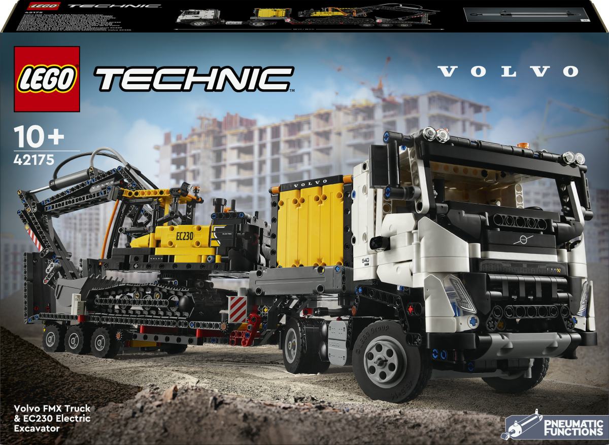 LEGO® Technic - Volvo FMX LKW mit EC230 Electric Raupenbagger