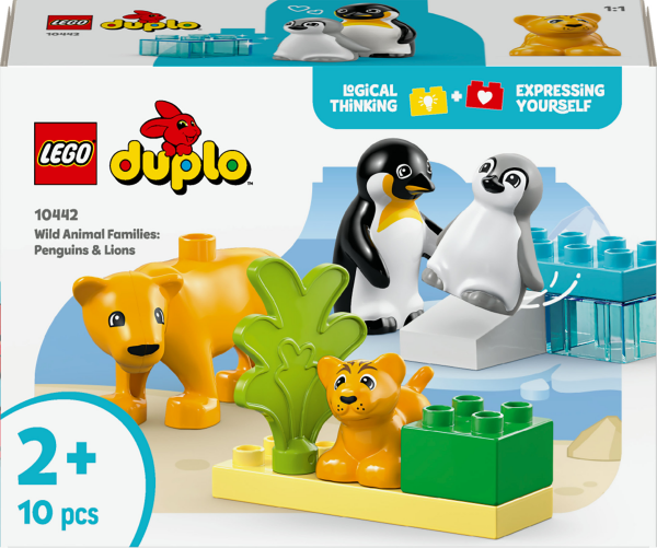 LEGO&reg; DUPLO&reg; Wildtier-Familien: Pinguine und L&ouml;wen