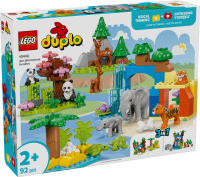 LEGO&reg; DUPLO&reg; Wildtier-Familien 3-in-1-Set