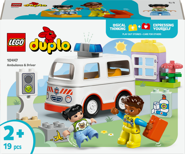 LEGO&reg; DUPLO&reg; Rettungswagen mit Fahrer